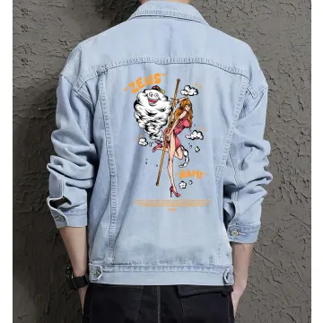 Namizeus Jean Jacket for Men – Gift for Teen Boys – Christmas Gift - Light Blue - Main View