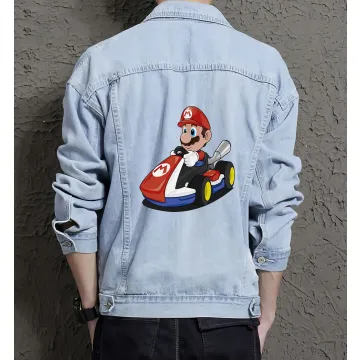 Retro Denim Jacket for Men - Gift for Vintage Enthusiasts - Father's Day Gift - Light Blue - Main View