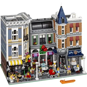 Assembly Square Modular Building Block Set – Premium Multi-Build City Landmark