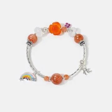 Sunstone Healing Bracelet for Women – Energy Boosting Crystal Jewelry Gift for Confidence, Protection & Positivity –  – Main View