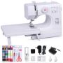 Sewing Machine with 14 Built-in Stitches - Portable Multifunctional Machine with Extension Table | Beginner Friendly Home Crafting