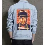 50 cent Getrich Jean Jacket for Men – Gift for Music Fans – Birthday Present