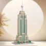 Skyscraper Building Set 3819 Pieces - World Famous Architecture Model | City Street View Building Blocks for Desktop Decoration & Gifts