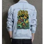 Aggressive Adventures Jean Jacket for Men – Gift for Streetwear Fans – Christmas Gift