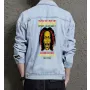 Bob Marley Jean Jacket for Men – Gift for Music Fans – Christmas Gift