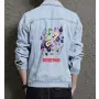 Bomberman Denim Jacket for Men – Gift for Retro Gamers – Christmas Present