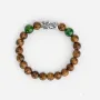 Calming Agarwood Bracelet for Spiritual Souls – Handcrafted Wood Bracelet for Grounding Energy, Meditation