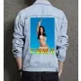 Cardi B Jean Jacket for Men – Gift for Music Fans – Christmas Gift