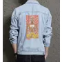 Dhai Sim Street Fighter Denim Jacket for Men - Gift for Video Gamers - Christmas Gift