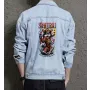 Dog Cute Jean Jacket for Men – Gift for Skater Guys – Christmas Gift