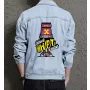 Game Over Man Denim Jacket for Men – Gift for Gamers – Christmas Gift