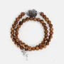 Handcrafted Natural Agarwood Bracelet for Spiritual Gift Buyers – Grounding Energy for Daily Wear, Meditation