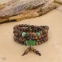 Handcrafted Natural Agarwood Bracelet for Spiritual Souls – Grounding Energy for Daily Wear, Meditation
