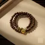 Handcrafted Natural Agarwood Bracelet - Grounding Energy for Daily Wear, Spiritual Gifts