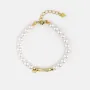 Japanese Akoya Pearl Healing Bracelet for Women – Elegant Energy Jewelry for Calmness, Gift-ready Healing Bracelet for Daily Wear, Meditation