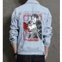 Kyo Kusanagi Denim Jacket for Men – Gift for Street Fighter Fans – Christmas Present