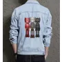 Kaw Men's Casual Denim Jacket - for Him - Stylish Look for School Wear - Great Gift for Just Because College Students