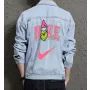 Men's Casual Denim Jacket - Gift for Nephew on Minimalist Design - Day Trips Style for Anniversary - Streetwear Enthusiasts