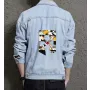 Men's Casual Denim Jacket - Gift for Teenager on Chest Pockets - School Wear Style for Thank You Gift - Trend Followers