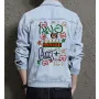Men's Casual Denim Jacket - Gift for Teenager - Regular Cut for Music Events - Birthday for Streetwear Enthusiasts