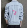Men's Casual Denim Jacket - Perfect Present for Brother - Button Front - for Shopping Days - Back to School Gift