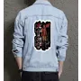 Men's Casual Denim Jacket - Perfect Present for Son - Clean Design - for Campus Style - Birthday Gift