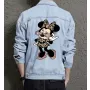 Minnie Men's Casual Denim Jacket - Perfect Present for Teenager - Regular Cut - for Social Events - Birthday Gift