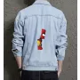 Men's Casual Jean Coat - for Boyfriend - Urban Design for Casual Fridays - Great Gift for Christmas Teenagers