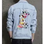 Mickey Men's Casual Jean Coat - Gift for College Student - Button Closure for Campus Style - New Year for Young Men