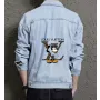 Mickey Men's Casual Jean Coat - Perfect Present for Fashion Lover - Regular Cut - for Campus Style - Valentine's Day Gift