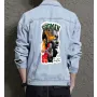 Dennis Rodman Men's Classic Jean Jacket - for Fashion Lover - Button Closure for Shopping Days - Great Gift for Thank You Gift Fashion-forward Men
