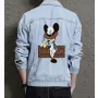 Mickey Men's Classic Jean Jacket - Gift for Friend - Relaxed Style for Campus Style - Thank You Gift for Active Men