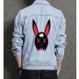 Bunny Rabbit Men's Classic Jean Jacket - Perfect Present for Husband - Contemporary Style - for Casual Meetups - College Start Gift