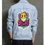 Smile Men's Denim Jacket for College Student - Regular Cut with Outdoor Activities - Gift Idea for Holiday Season Urban Men