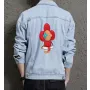 Men's Denim Jacket for Friend - Great Urban Design Gift - Urban Fashion for Thank You Gift - Active Men