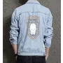 Men's Denim Jacket - Gift for Boyfriend - Vintage Look - Birthday Gift