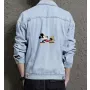 Mickey Men's Denim Jacket - Gift for Grandson - Vintage Style for Outdoor Activities - Special Occasion for Active Men