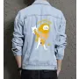 Men's Denim Jacket - Gift for Husband - Vintage Look - Birthday Gift
