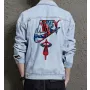 Spider Men's Denim Jacket - Gift for Teenager on Vintage Style - Leisure Activities Style for Father's Day - Teenagers