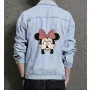 Minnie Men's Denim Jacket - Gift for Teenager - Relaxed Style for Casual Outings - Special Occasion for Urban Men