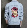 Men's Denim Jacket - Sumo Gym Edition - Gift for Him - Stylish Outerwear for Athletes - Christmas Present