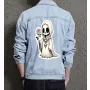 Boo Men's Denim Outerwear for Boyfriend - Chest Pockets with Coffee Dates - Gift Idea for Holiday Season Modern Men