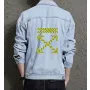 Men's Denim Outerwear for Boyfriend - Contrast Stitching with School Wear - Gift Idea for Back to School Fashion Fans