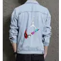 Jordan 23 Men's Denim Outerwear for Dad - Great Button Front Gift - Leisure Activities for Holiday Season - Modern Men