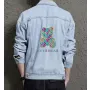 Bear Men's Denim Outerwear for Grandson - Classic Fit with Social Events - Gift Idea for Birthday Gen Z Men