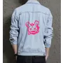 Bunny Rabbit Men's Denim Outerwear for Son - Great Contemporary Style Gift - Outdoor Activities for Graduation - Fashion-forward Men