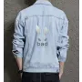 Men's Denim Outerwear - Gift Idea for Brother - Front Pockets for Campus Style - Perfect for Christmas