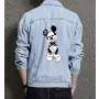 Mickey Men's Denim Outerwear - Gift Idea for Fashion Lover - Vintage Style for Casual Meetups - Perfect for Graduation