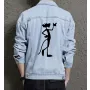 Panther Men's Jean Jacket for Nephew - Classic Fit with Weekend Wear - Gift Idea for Christmas Millennials