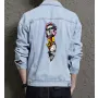Men's Jean Jacket - for Nephew - Urban Design for Casual Fridays - Great Gift for New Year Style-conscious Men